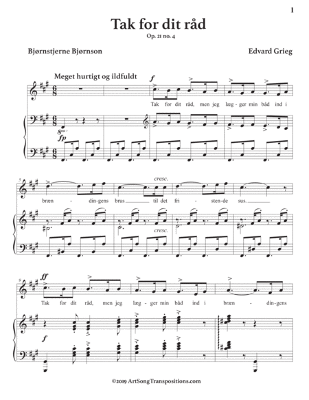 Tak For Dit Rd Op 21 No 4 F Sharp Minor Page 2