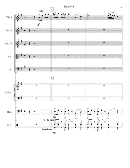 Take Five String Quintet Page 2