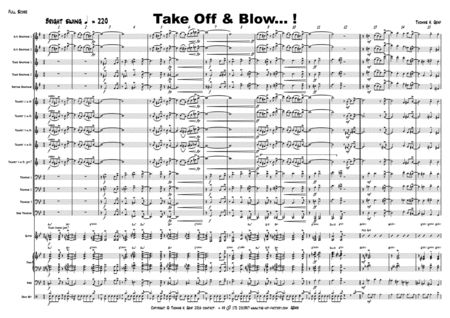 Take Off Blow Bright Swing W Alto Solo Big Band Page 2