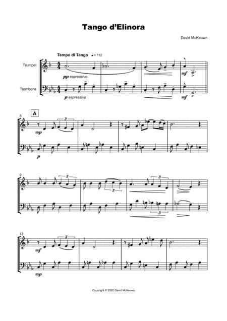 Tango D Elinora For Trumpet And Trombone Duet Page 2