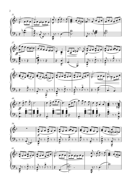 Tarantela For Piano Page 2