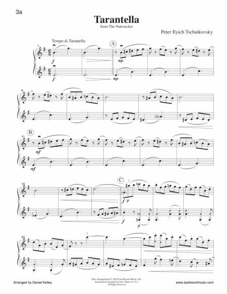 Tarantella From The Nutcracker For Flute Or Oboe Or Violin Flute Or Oboe Or Violin Duet Music For Two Page 2