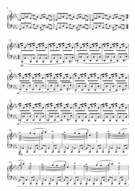 Tarkus Piano Sheet Music Page 2