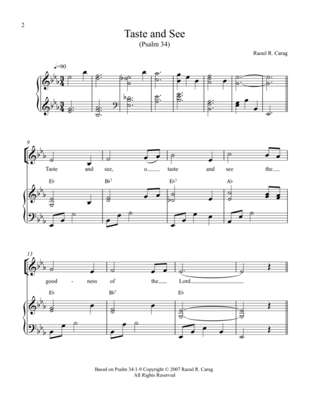 Taste And See Psalm 34 Page 2