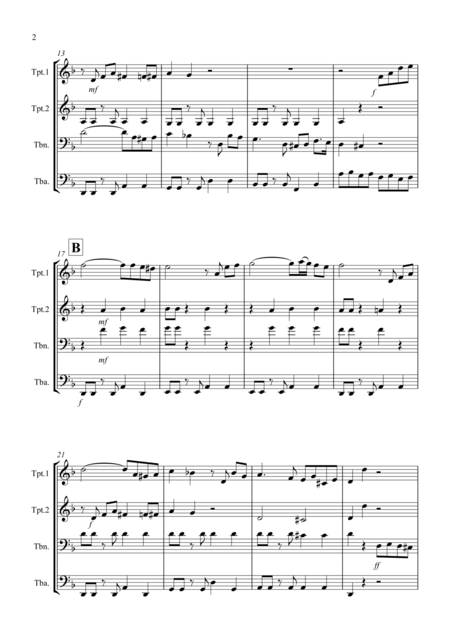 Tasty Tango For Brass Quartet Page 2