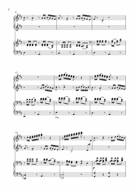 Tchaikovsky Neapolitan Dance From The Ballet Swan Lake 1 Piano 4 Hands Page 2