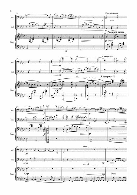 Tchaikovsky Romance Op 5 2 Cellos Piano Page 2