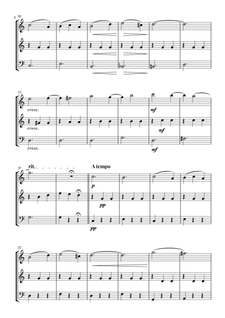 Tchaikovsky Sleeping Beauty Waltz For Flute Clarinet And Bassoon Woodwind Trio Page 2