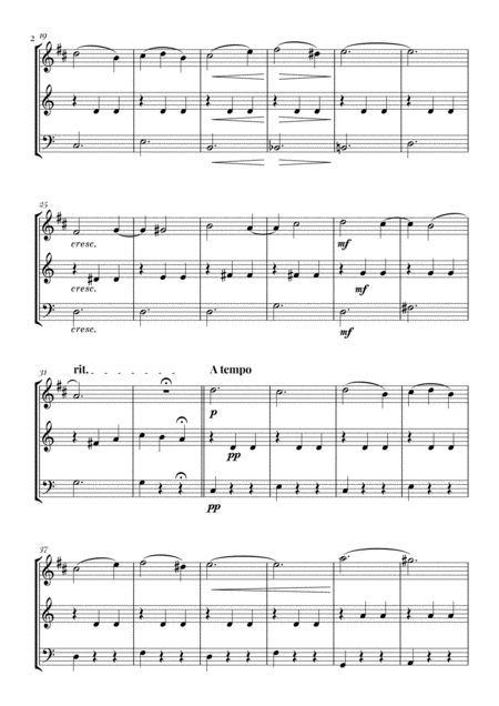 Tchaikovsky Sleeping Beauty Waltz For Trumpet Horn In F And Trombone Brass Trio Page 2