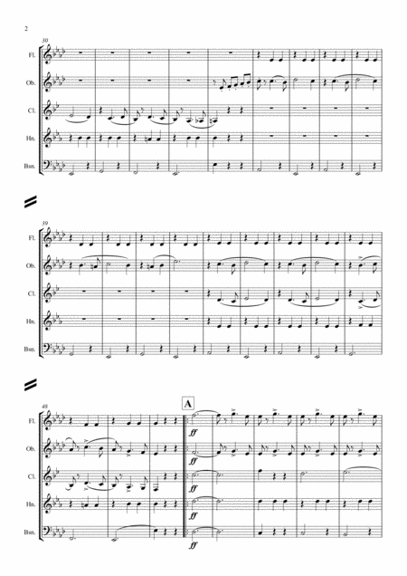 Tchaikovsky Swan Lake Suite Op 20a No Ii Valse Waltz Extract Wind Quintet Page 2