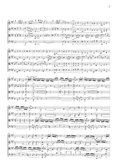 Tchaikowsky Valse From Symphony No 5 For String Quartet Ct013 Page 2