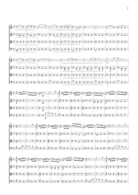 Tchaikowsky Waltz From The Sleeping Beauty For String Quartet Ct003 Page 2