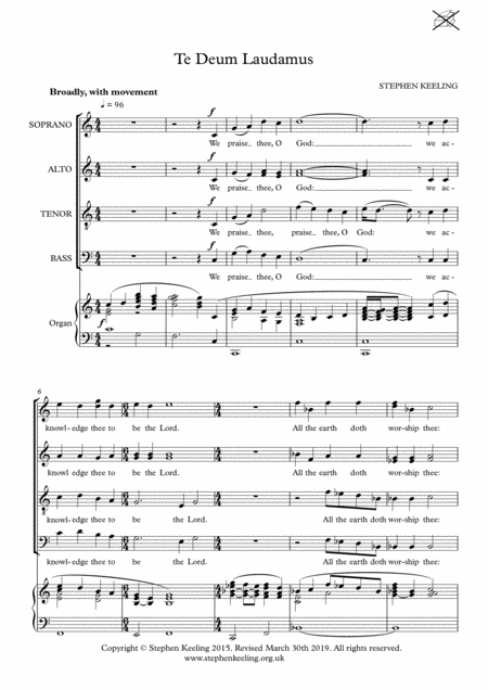 Te Deum And Benedictus Page 2