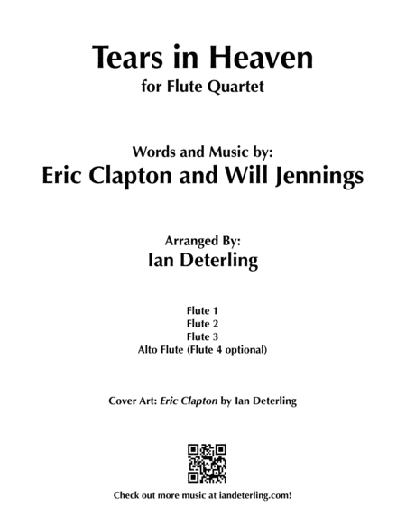 Tears In Heaven For Flute Quartet Page 2