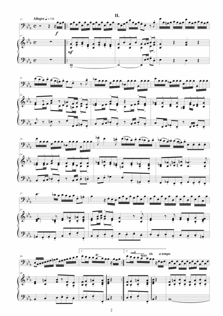 Telemann Bassoon Sonata In E Flat Twv 41esa1 For Bassoon And Cembalo Or Piano Page 2