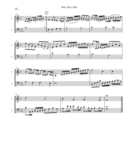 Ten Selected Hymns For The Performing Duet Vol 4 Trumpet And Trombone Euphonium Page 2