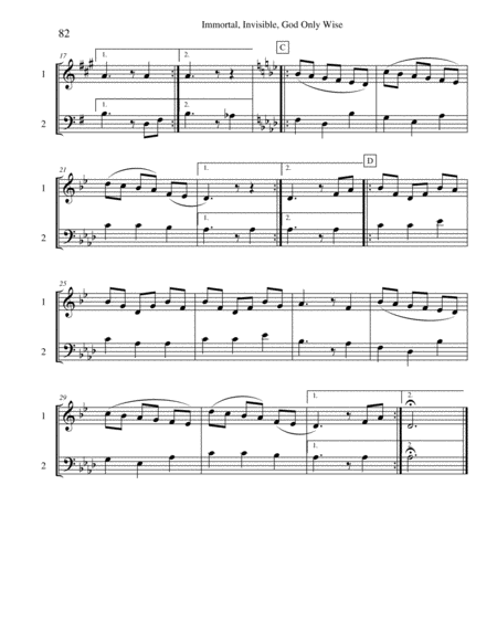 Ten Selected Hymns For The Performing Duet Vol 5 Clarinet And Bassoon Page 2