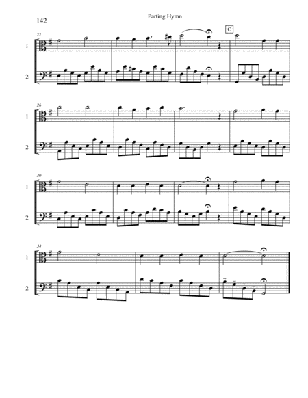 Ten Selected Hymns For The Performing Duet Vol 8 Viola And Cello Page 2