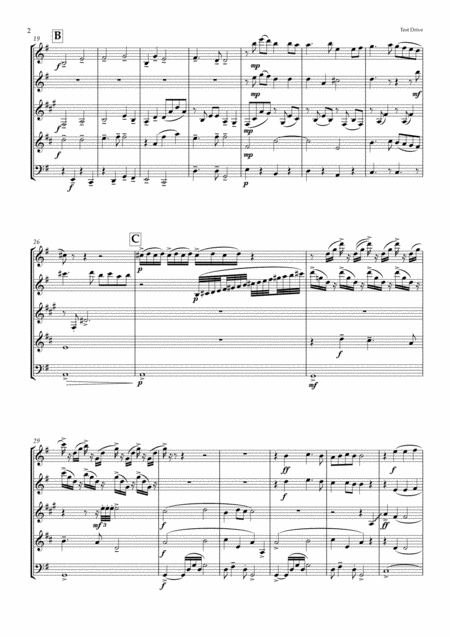 Test Drive From How To Train Your Dragon For Wind Quintet Page 2