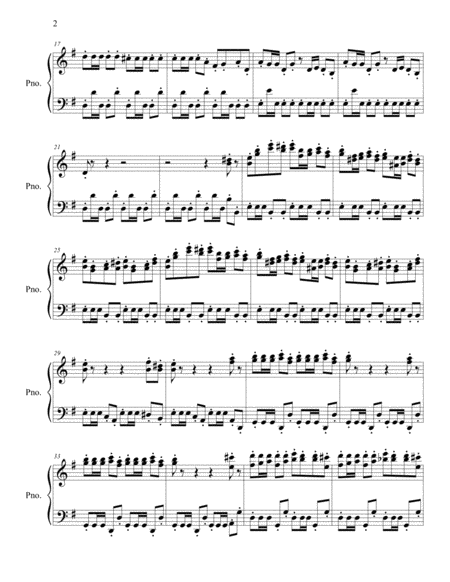 Tetris Theme B Piano Solo Page 2