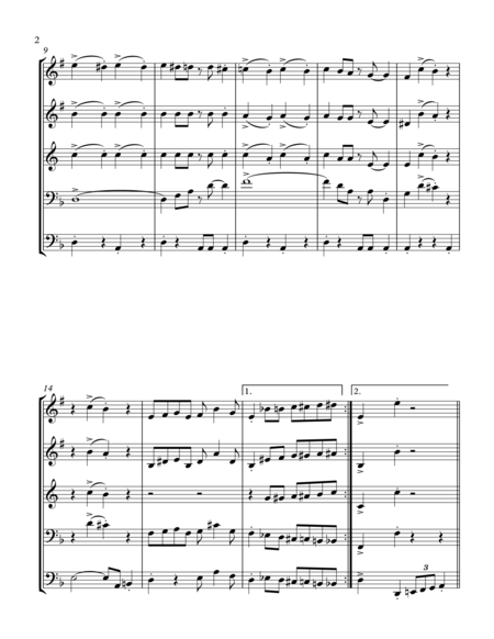 Thats A Plenty Brass Quintet Page 2