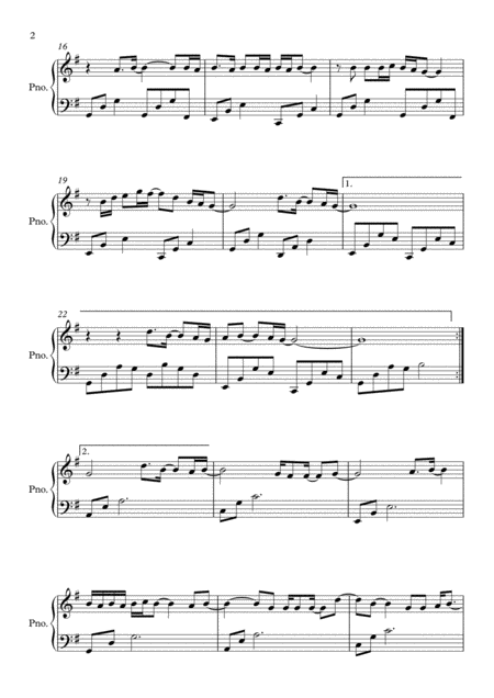 The A Team G Major By Ed Sheeran Piano Page 2