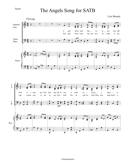 The Angels Song For Satb Page 2