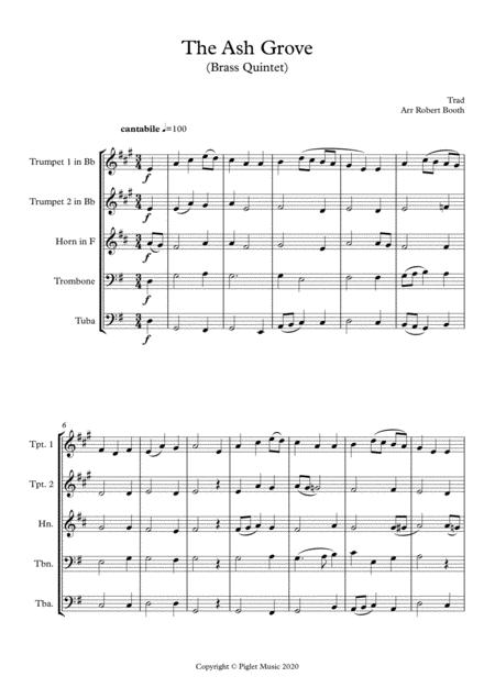 The Ash Grove Llwyn Onn Brass Quintet Page 2