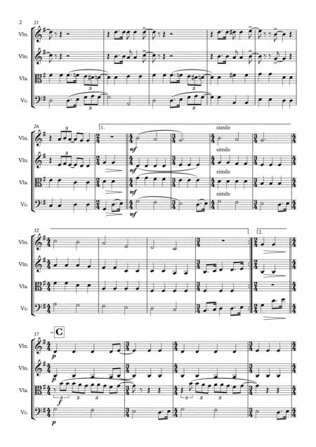 The Beatles All You Need Is Love String Quartet Page 2