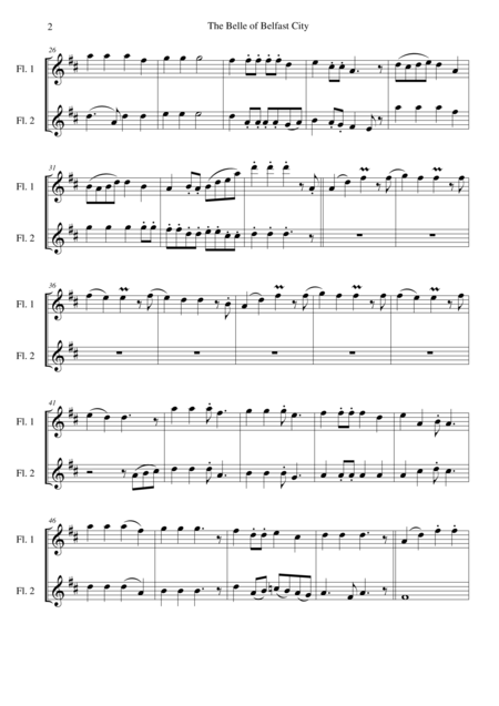 The Belle Of Belfast City For 2 Flutes Page 2