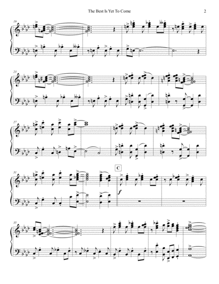 The Best Is Yet To Come Electric Piano Page 2