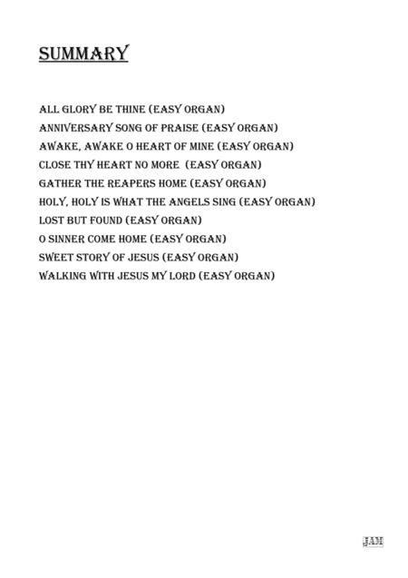 The Best Of J R Sweney Vol 2 Easy Organ Page 2