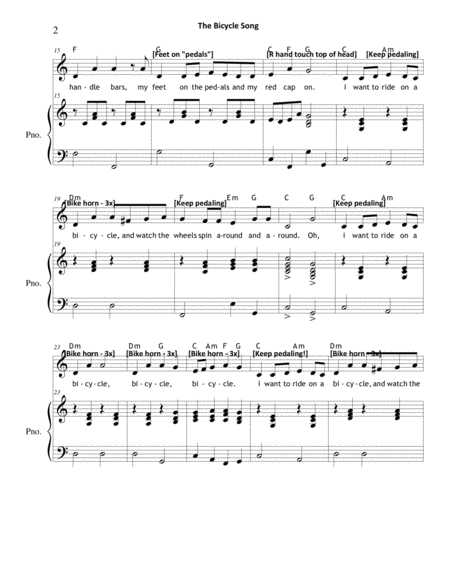The Bicycle Song Page 2