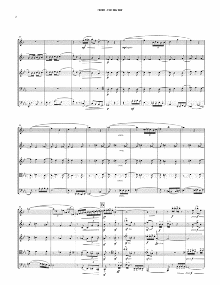 The Big Top A Circus Suite For Brass Quintet Page 2