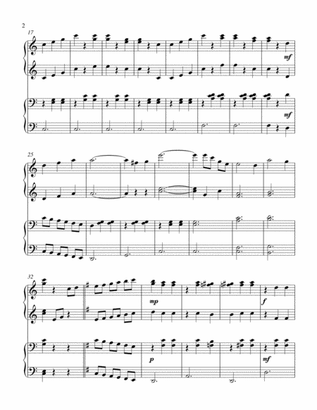 The Blue Danube 1 Piano 4 Hand Duet Page 2
