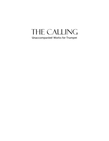 The Calling For Solo Trumpet By Eddie Lewis Page 2