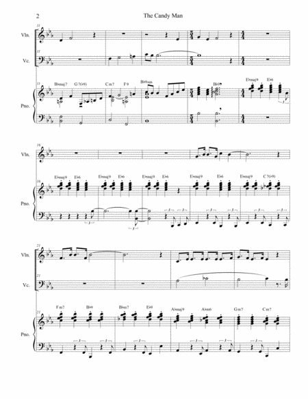 The Candy Man Duet For Violin And Cello Page 2