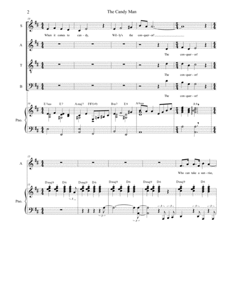 The Candy Man For Satb Page 2