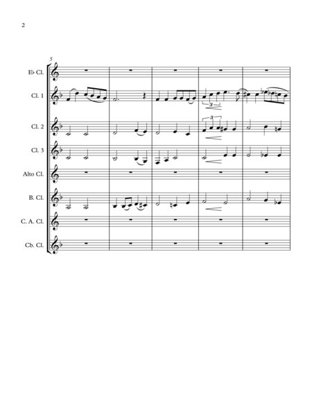 The Christmas Song Chestnuts Roasting On An Open Fire Clarinet Choir Page 2