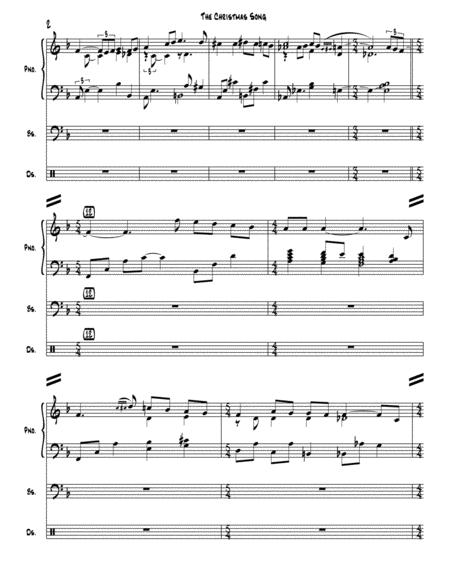 The Christmas Song Vince Guaraldi Trio Full Score Set Of Parts Page 2