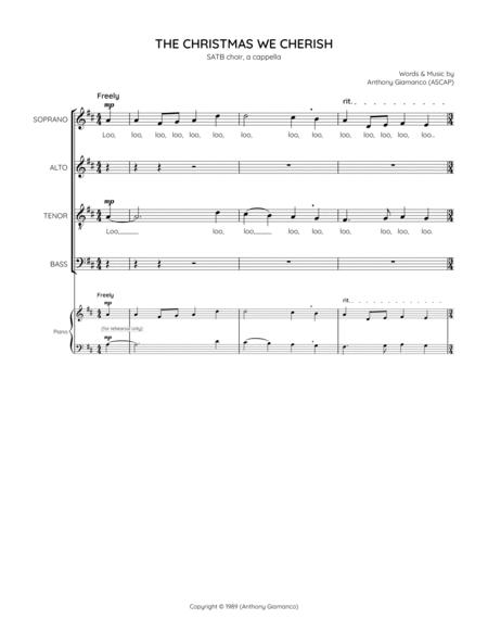 The Christmas We Cherish Satb Choir A Cap Page 2