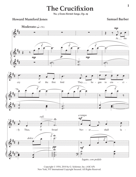 The Crucifixion Op 29 No 5 B Minor Page 2