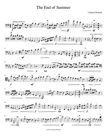 The End Of Summer And Other Cello Solos Page 2