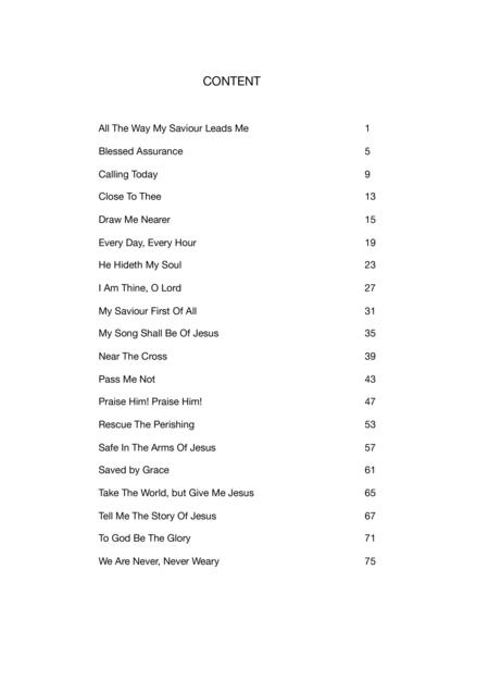 The Fanny Crosby Collection For 12 String Harp Page 2