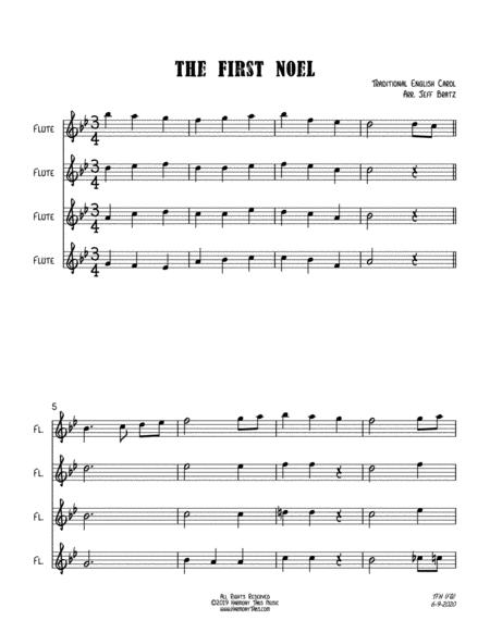 The First Noel Flute Quartet Page 2