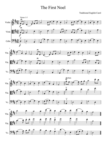 The First Noel String Trio Page 2