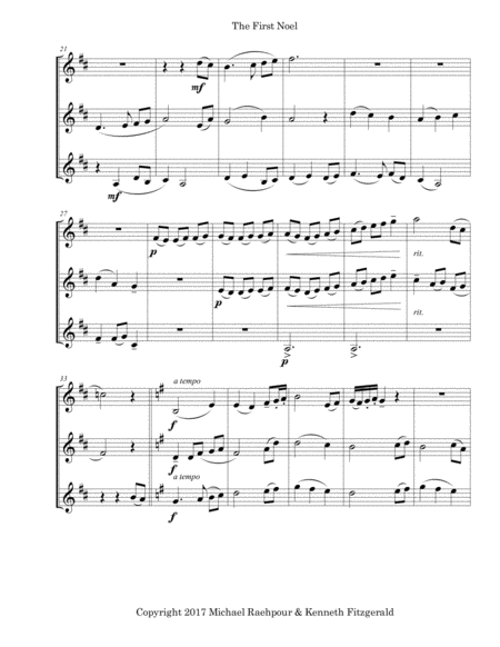 The First Noel Trumpet Trio Page 2