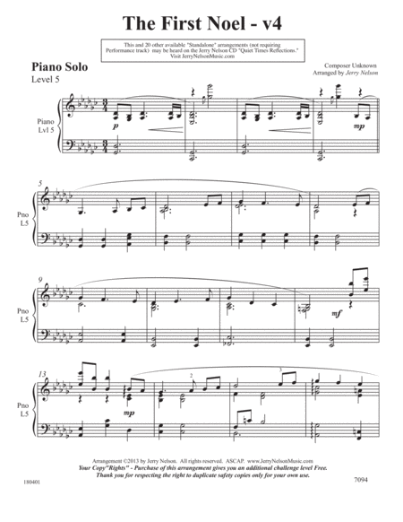 The First Noel V4 3 For 1 Piano Standalone Arr S Page 2