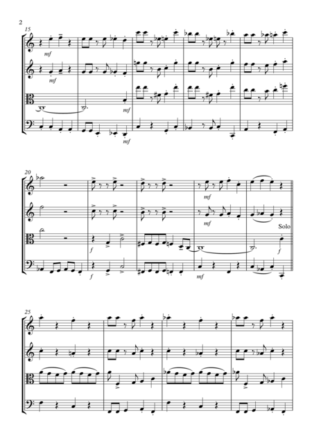 The Flappers Ball 1920s Style String Quartet Page 2