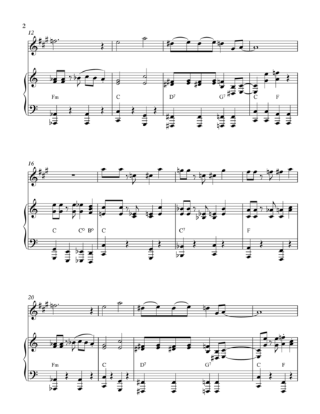 The Flappers Ball Alto Sax Piano Page 2